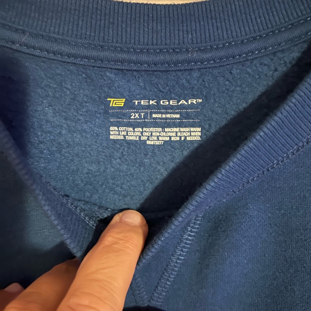 Tek Gear plus size 2X wander sweatshirt - Picture 3 of 3